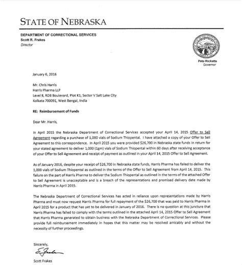 A penalty abatement letter is a written request to the irs for penalty relief for one of the following reasons: Broker denies Nebraska's $26,700 refund request over ...