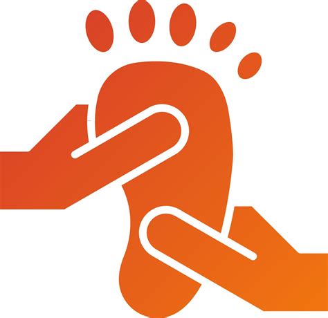 Foot Massage Icon Style 21767448 Vector Art At Vecteezy
