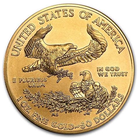 Buy 1 Oz American Gold Eagle Bu 50 Dollar Gold Coin Apmex