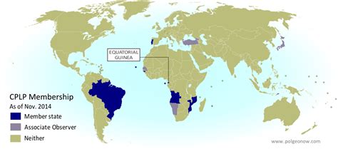 Portuguese Community Admits New Member & Observer Countries (Map ...