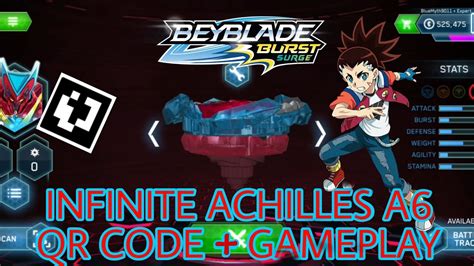 Huge Update Infinite Achilles A Qr Code Gameplay Beyblade