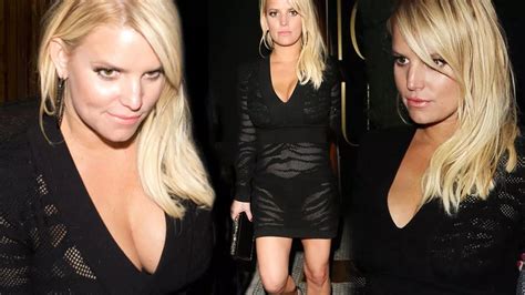 Jessica Simpson Steps Out In A Racy Mesh Black Dress On Date Night With Husband Eric Mirror Online
