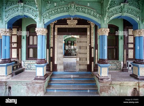 Old House Uttarsanda At Gujarat India Stock Photo Alamy