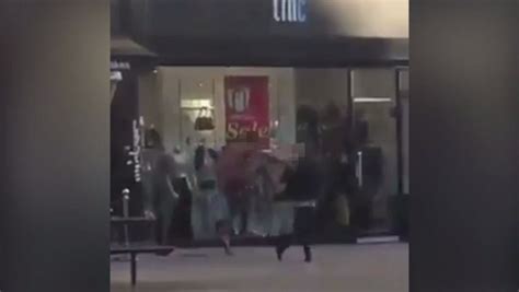 Naked Man Punches Woman Pushing Pram After Fly Kicking Shopper On Busy