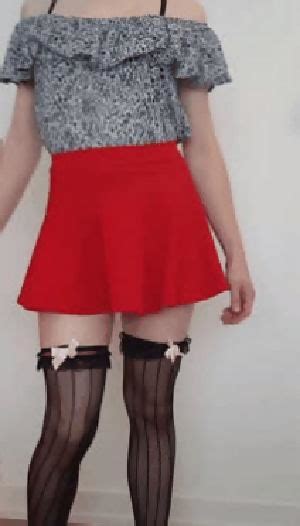 Short Skirts Are Perfect For Flashing My Butt Shemale