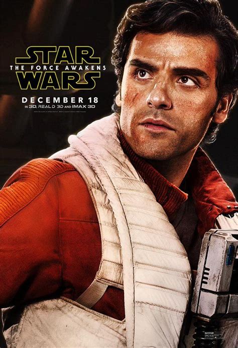 Star Wars 7 Oscar Isaac Focus Of Poster As Poe Dameron Collider