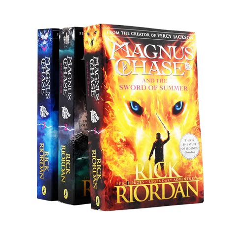 Magnus Chase 3 Books Set By Rick Riordan Young Adult Paperback St