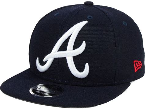 New Era Atlanta Braves Logo Grand 9fifty Snapback Cap And Reviews