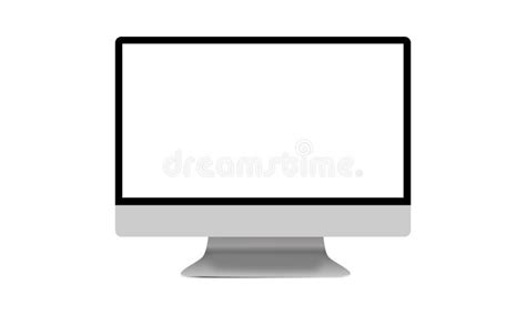 Blank Mac Computer Screen
