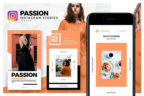 Passion - Instagram Stories Pack | Instagram story template, Story ...