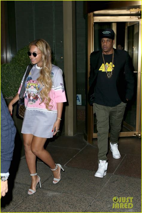 Beyonce Wears Chic T Shirt Dress For Date Night With Jay Z Photo 3967709 Beyonce Knowles Jay