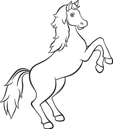 Download High Quality Horse Clipart Black And White Cute Transparent