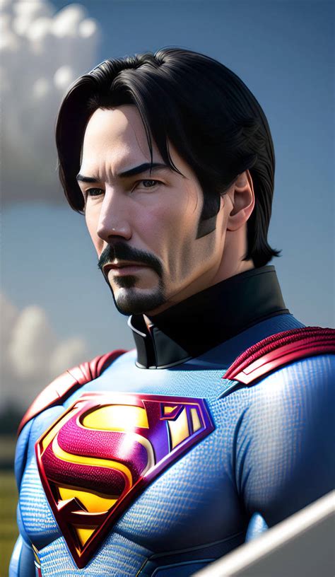 My Concept Of Keanu Reeves As Superman By Aiartconcepts On Deviantart