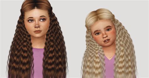 Sims 4 Female Kids Hair
