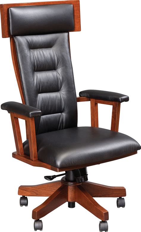 London Desk Chair Amish Solid Wood Office Chairs Kvadro Furniture