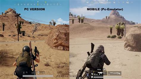 Pubg Pc Vs Mobile Tencent Pc Emulator Graphics Comparison Youtube