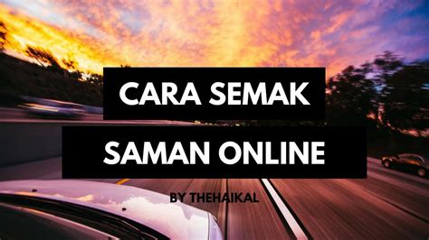 Do not share your account password and make sure to log. Cara Check Saman JPJ dan PDRM Online Melalui MyEG - YouTube