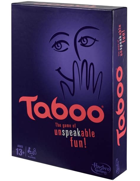 Hasbro Board Games Taboo Classic Myer