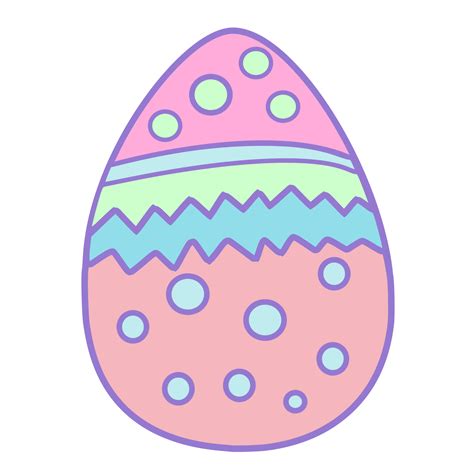 Easter Egg Pastel Color 18764700 Png