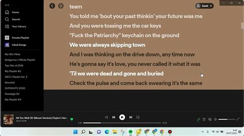 How To Open Spotify Lyrics On Laptop Youtube