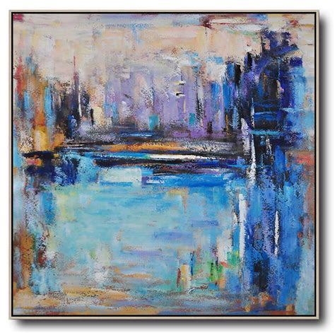 Huge Abstract Painting On Canvasoversized Abstract Landscape Painting