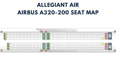 Airbus A320 Seat Map With Airline Configuration