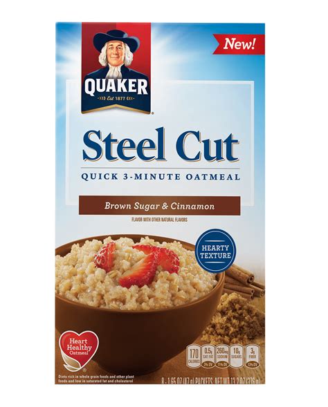 Whether you're looking for a quick bite for breakfast or one that has 10g of protein per serving and is heart healthy (see below for information. Quaker Brown Sugar Cinnamon Oatmeal Nutrition - NutritionWalls