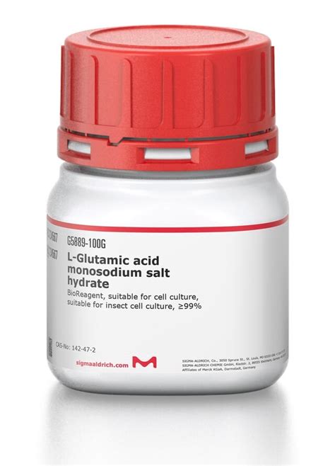 G5889l Glutamic Acid Monosodium Salt Hydrate E브릭몰