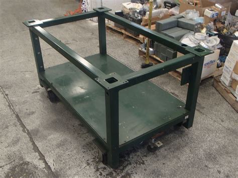 Heavy Duty Steel Frame Rolling Cart Overall 61 X 37 X 31 Btm