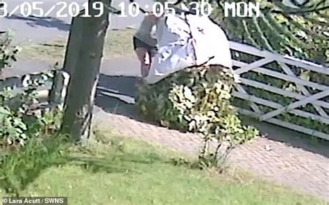 Neighbour Is Caught On Camera Dumping A Huge Pile Of Hedge Clippings On Single Mothers Driveway