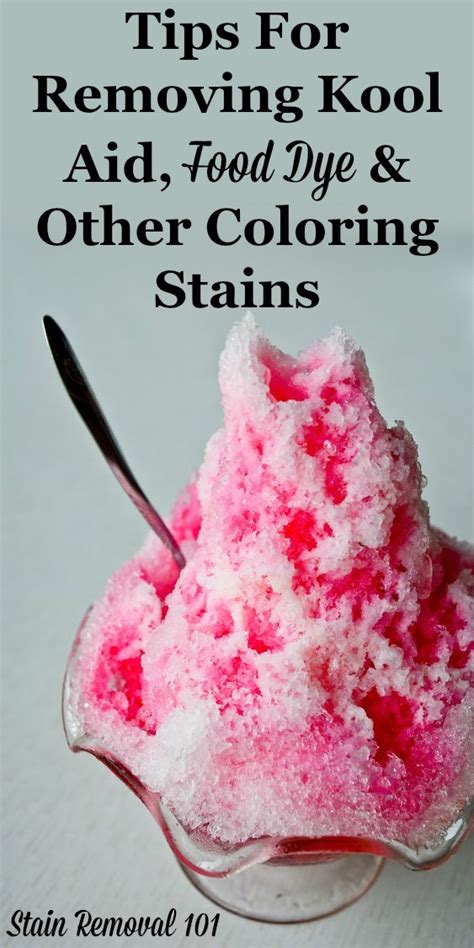 Get kool aid out of clothing. How To Remove Kool Aid Stains & Other Food Dyes & Other ...