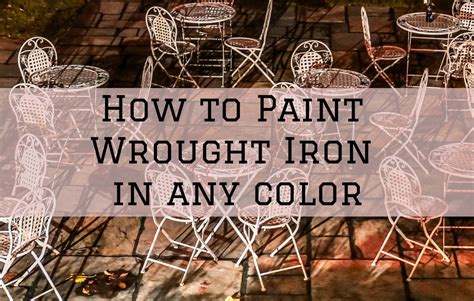 How To Paint Wrought Iron In Any Color Peek Brothers Painting