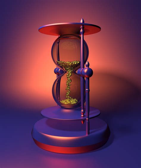 Hourglass Sand 3d Model Animated Cgtrader