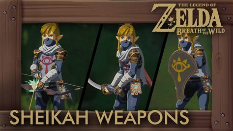 Zelda Breath Of The Wild All Sheikah Weapons Complete Set Location