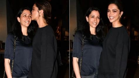 Deepika Padukone Kisses Anisha Padukone As They Step Out For Dinner In