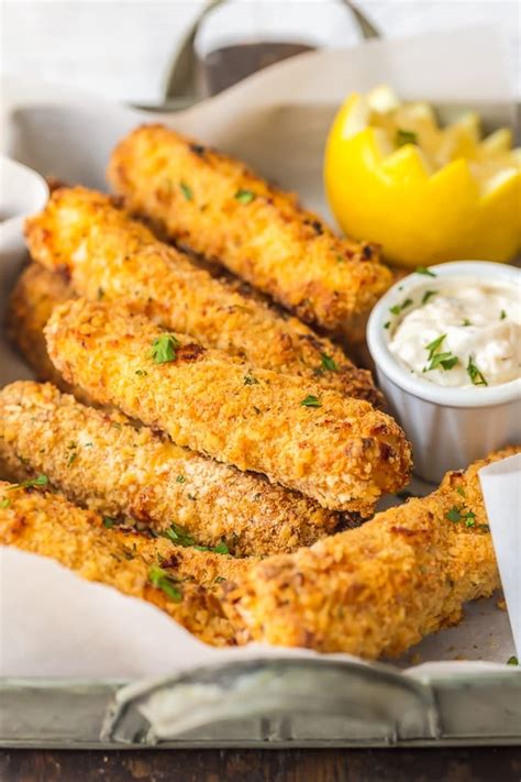 Fish Sticks Recipe Crispy Baked Fish Sticks Video