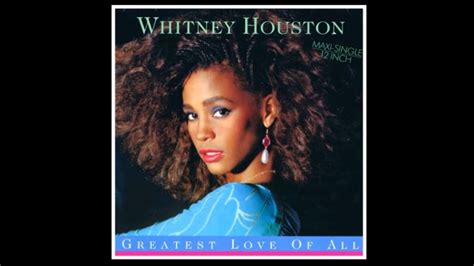 Whitney Houston Greatest Love Of All Lyrics Youtube