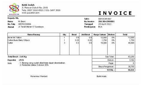 Jangan Sampai Keliru Ini Perbedaan Kwitansi Dan Invoice