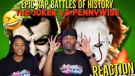 woah we didn t expect this the joker vs pennywise epic rap battles of history asia and