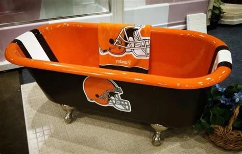 Green forest hardwood floor refinishing is cleveland, ohio's master hardwood floor refinishing contractor. Danny's bathtub | Go browns, Browns football, Cleveland browns