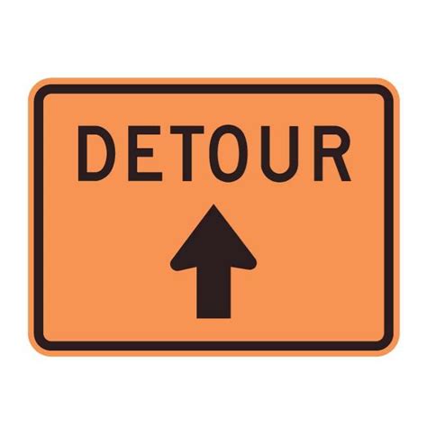 Detour Sign Royalty Free Stock Svg Vector And Clip Art