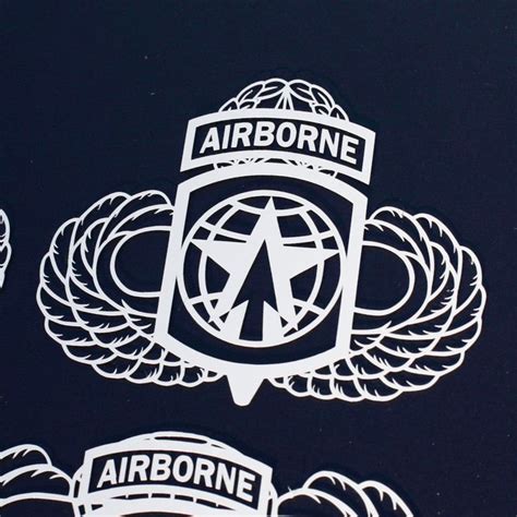 16th Military Police Airborne Vinyl Decal 18 Inches Master Milvec