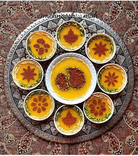 Sweet Shole Zard Persian Desserts Iranian Desserts Persian Food