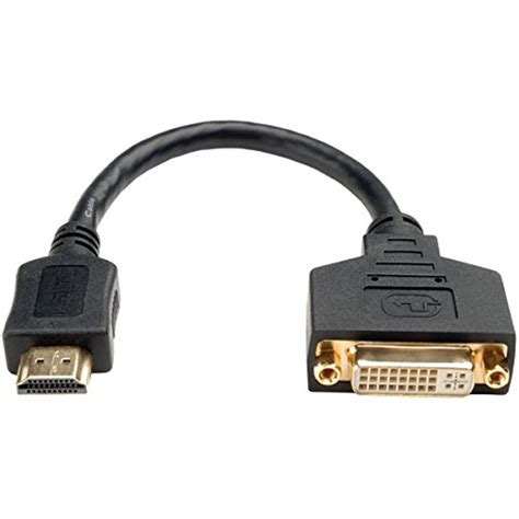 Tripp Lite 8 Inch Hdmi M To Dvi D Cable Adapter Mf 8 In P132 08n