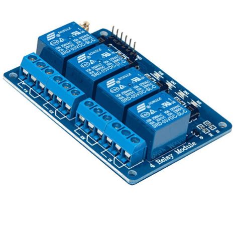 5v 4 Four Channel Relay Module Dc 5v With Optocoupler Ktechnics Systems