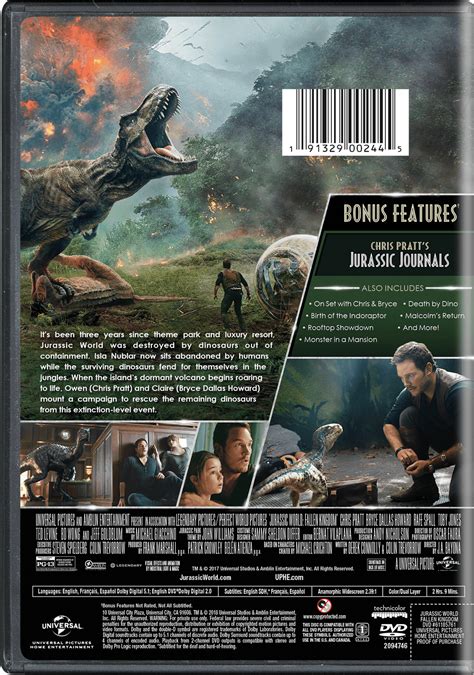 F Hre Verbrannt Zukunft Jurassic World Fallen Kingdom Dvd Cover Dicht