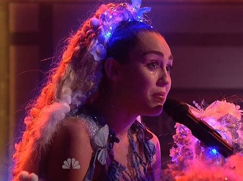 Miley Cyrus Gets Emotional And Cries During Musical Performance As She
