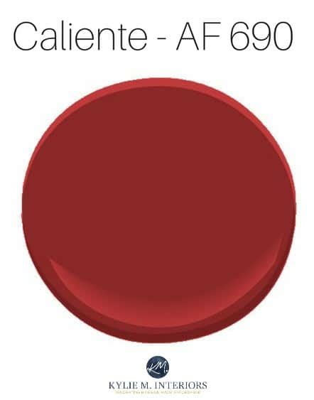 This color is part of the historic color collection. Benjamin Moore Caliente: 2018 Colour of the Year