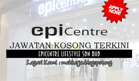 And epicentre (shanghai) co., ltd, which are engaged in retailing of apple brand, and complementary products, and epi lifestyle pte. Jawatan Kosong di Epicentre Lifestyle Sdn Bhd - 27 July ...