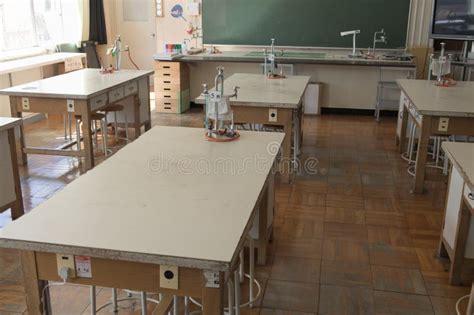 Junior High School Science Lab In Japan Editorial Photography Image